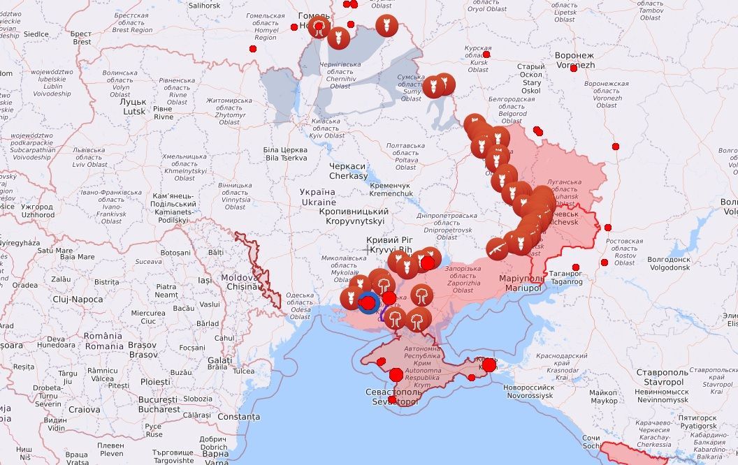 Карта боевых действий 14 августа 2022 – что на фронте Украины - 24 Канал